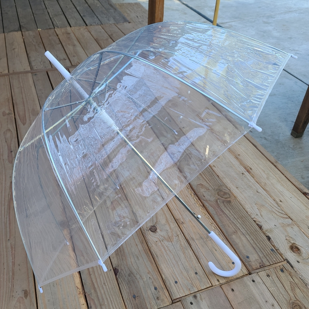 8 Clear Umbrellas
